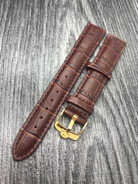 genuine omega leather watch bands|genuine omega watch strap 18mm.